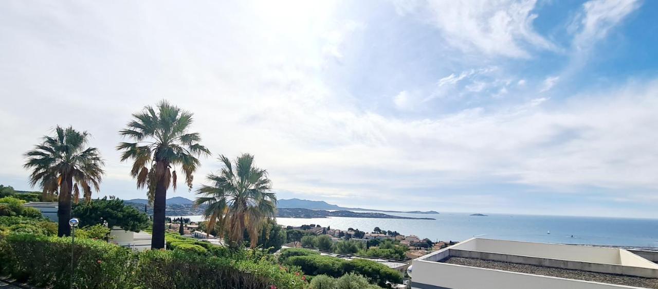 Magnifique Appartement Vue Mer - Grande Terrasse Et Piscine Bandol Zewnętrze zdjęcie