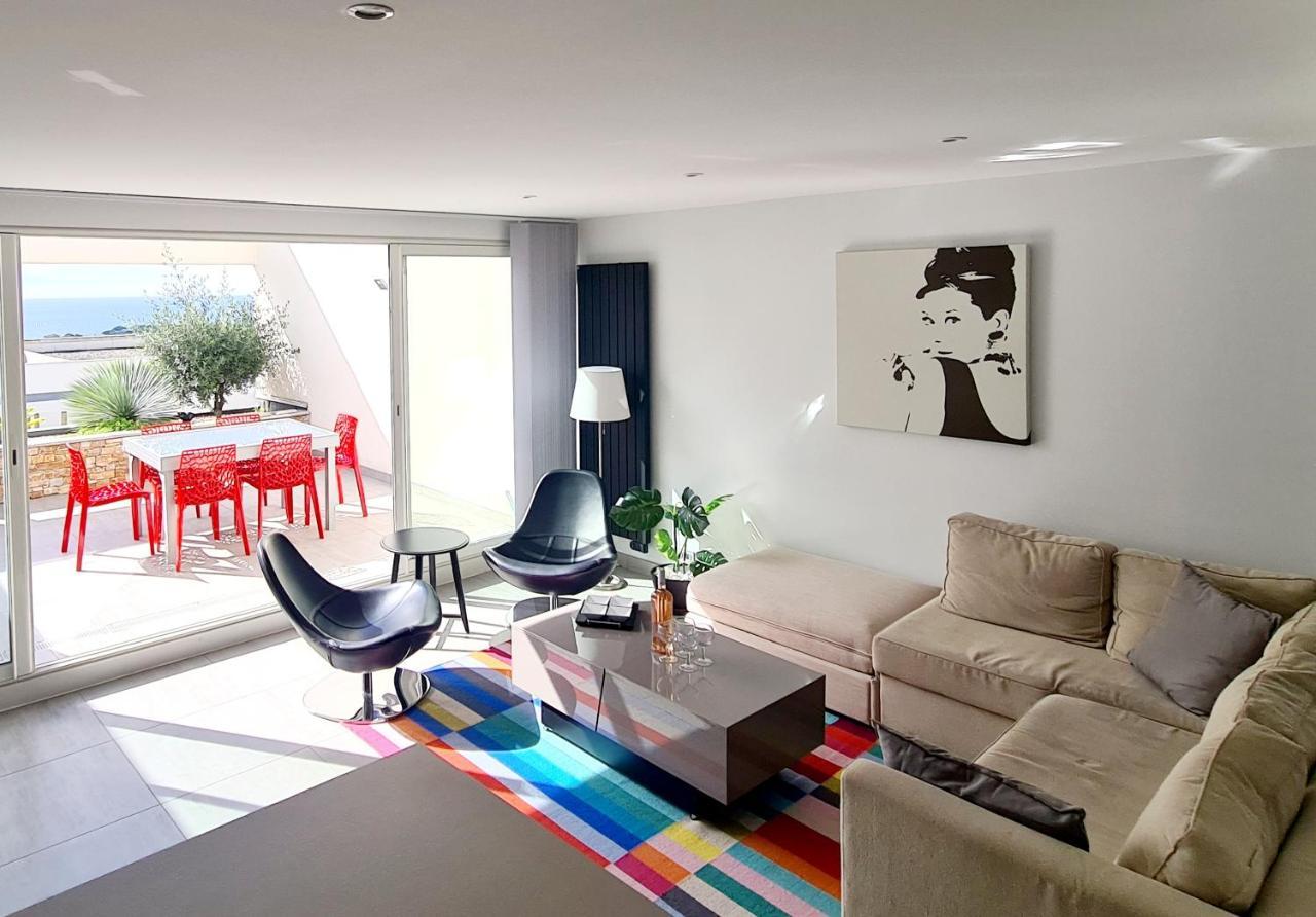 Magnifique Appartement Vue Mer - Grande Terrasse Et Piscine Bandol Zewnętrze zdjęcie