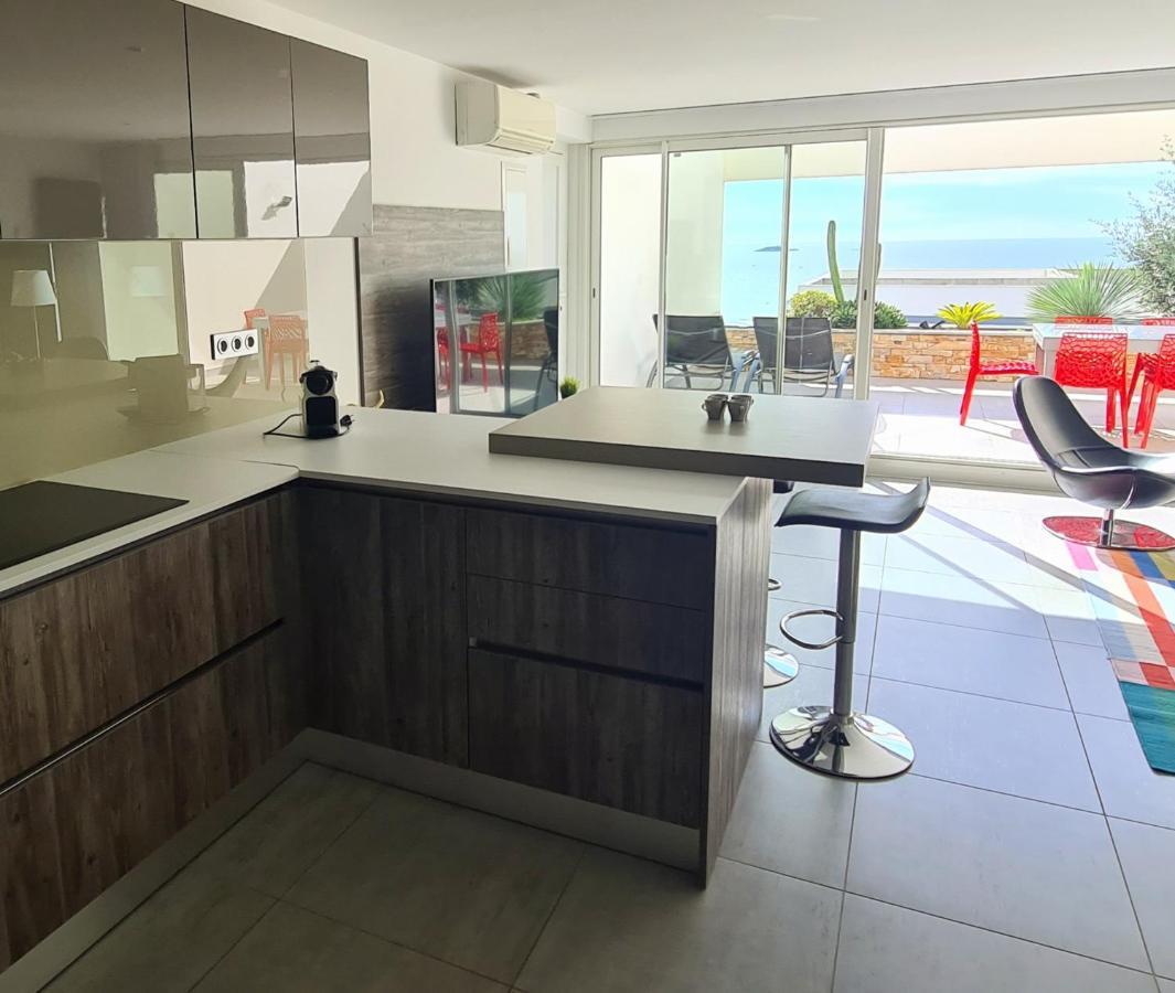 Magnifique Appartement Vue Mer - Grande Terrasse Et Piscine Bandol Zewnętrze zdjęcie